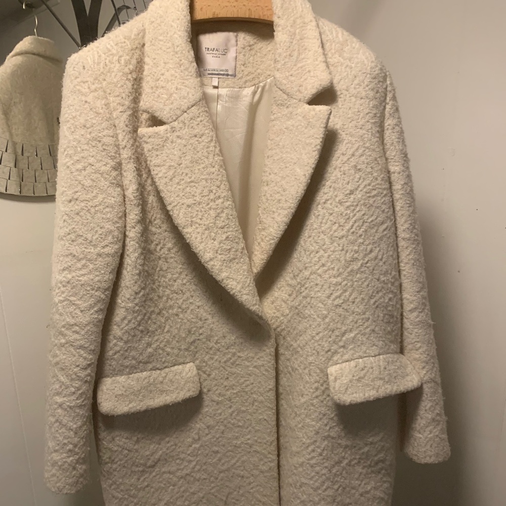 Winter White Zara Teddy Coat
